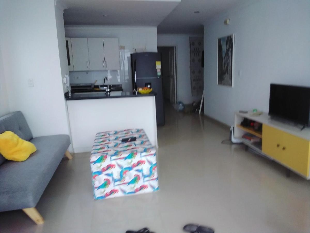 Apartamento , Vista A La Ciudad Antigua Y Playa Cartagena Eksteriør billede